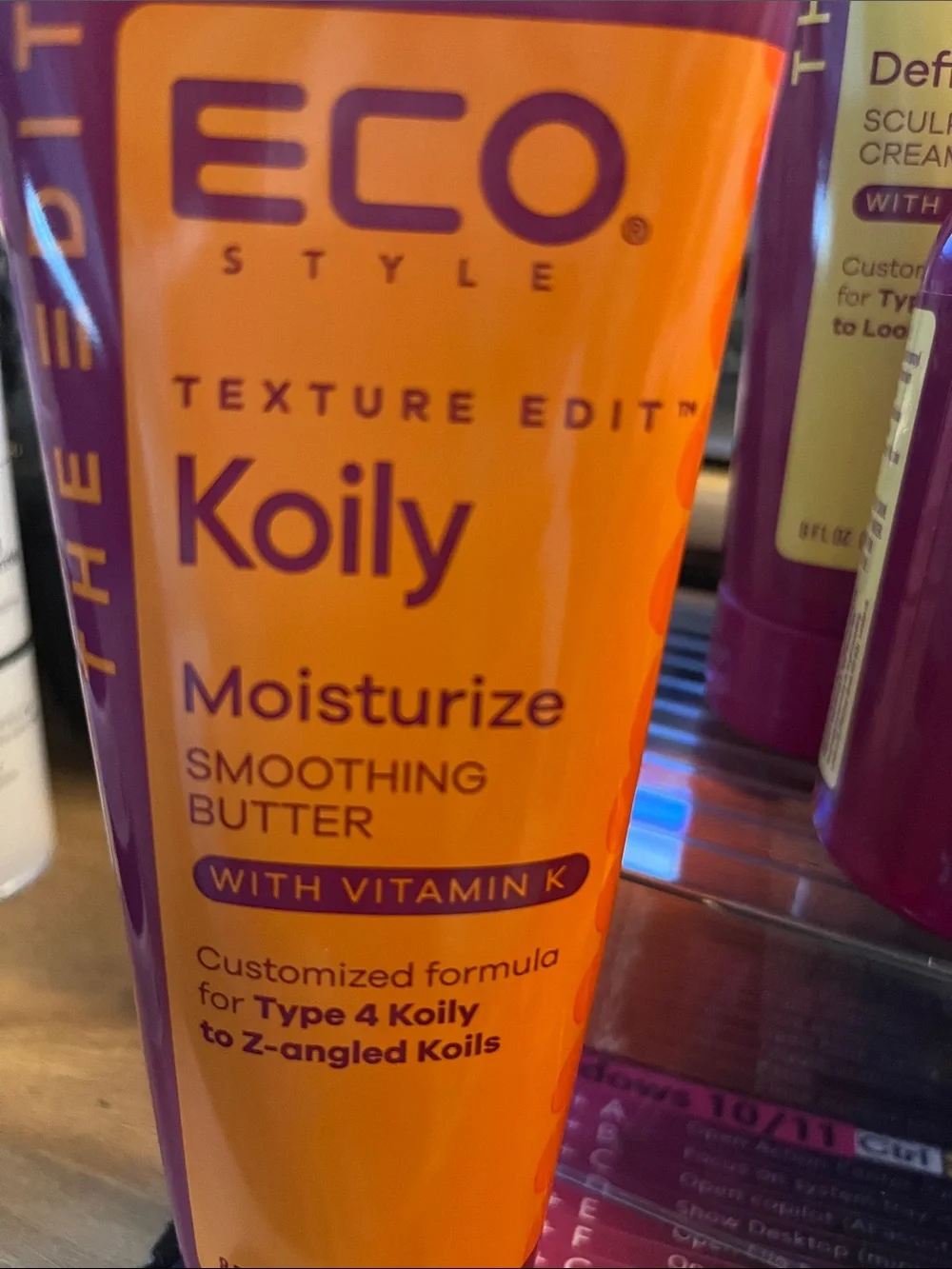 Koily Moisturize Smoothing Butter & Shine Serum — Orange and Magenta